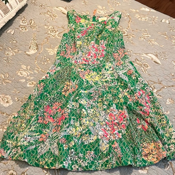 Green, Sequined Maeve Dress - 4 - Picture 2 of 7